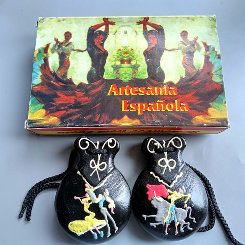 Spanish castanets wooden - castanets,