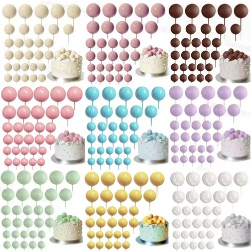20pcs balls cake topper - balls,