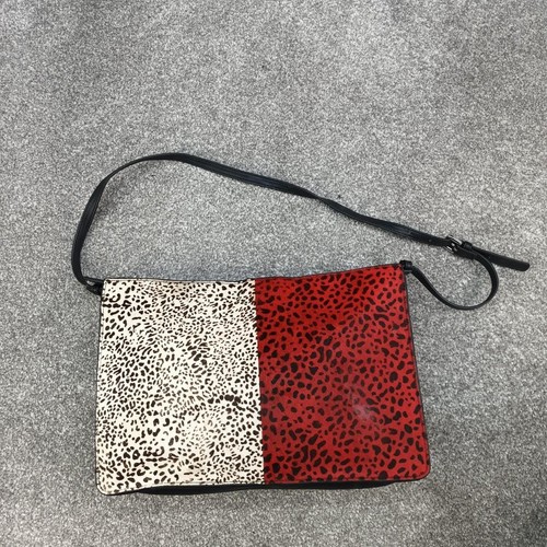 Zara red cream - cream, handbag