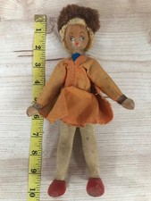 Polish Wooden Doll Vintage 1950s Hand Made