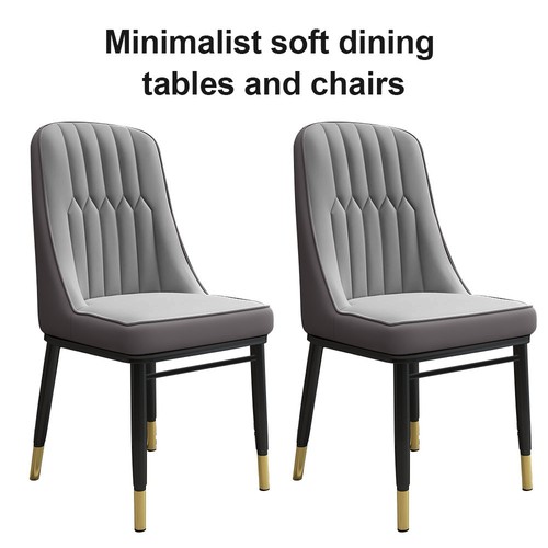 2pcs dining chairs faux - 2pcs,