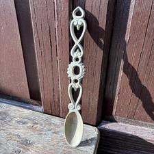 Antique Brass Love Spoon Old