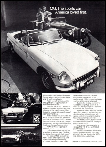 1972 mgb convertible - mg,
