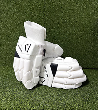 TNF Cricket White Edition Batting Gloves Youth RH