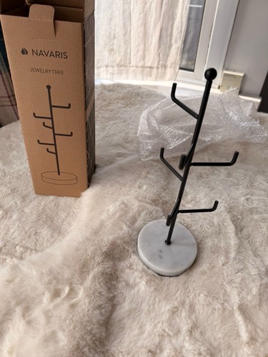 Metal jewellery tree stand - jewellery,