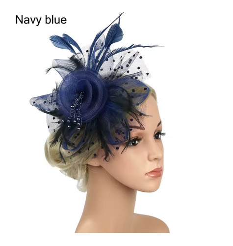 Women fascinator hat mesh - fascinator,