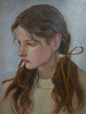A young girl (original oil