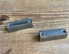 2x Vintage/Old Cast Iron Keeps For Old Door Locks