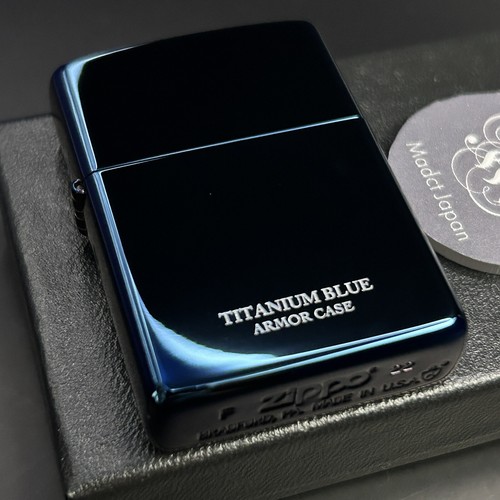 Zippo armor case titanium blue - case,