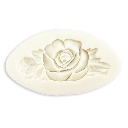 Rose flower leaf silicone - rose,