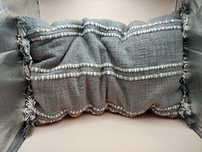 Mrs Hinch Cushion White & Grey 50x28cm