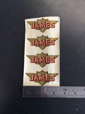 James Motorcycle Water Slide Transfer /stickers Genuine Nos