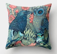 Owl  crow  Cushion Cover  45cm