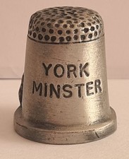 THIMBLE PEWTER York Minster 
