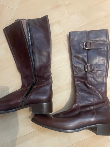 Gabor knee lenth leather boots - lenth,