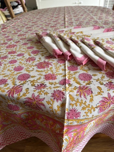 Rectangular cotton floral - rectangular,