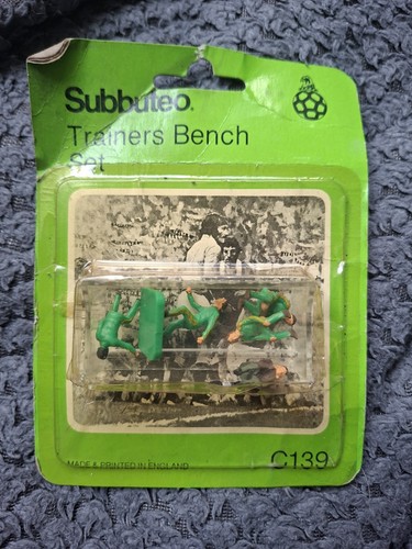 Subbuteo trainers bench - trainers, set