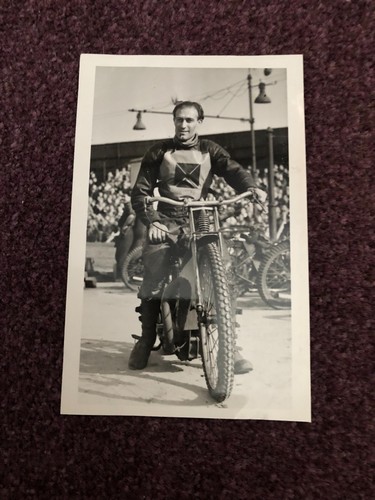 Speedway photograph postcard