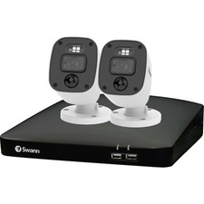 Swann SWDVK-446852MQB-EU Wired 1080p DVR Security System Black / White Smart