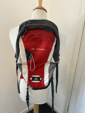 Vaude Triset 15Red Grey Walking Hiking Backpack Rucksack Bag