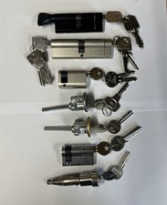 7 X Cylinder euro oval rim Job Lot locks job lot       Lot 22