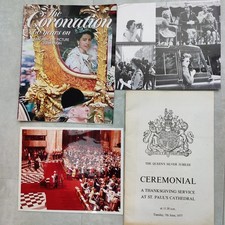 Original 1977 Queen Elizabeth II Silver Jubilee Royal Family Coronation Ephemera