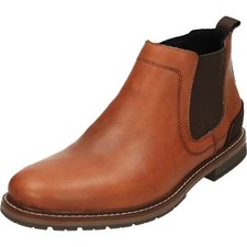 Rieker leather boots chelsea - boots,