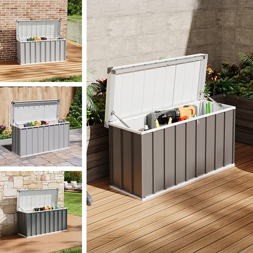 Garden metal storage box - garden, tools