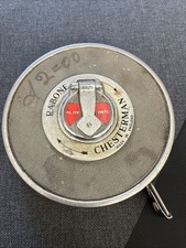 Rabone Chesterman Vintage 100 Foot Tape Measure Made In England