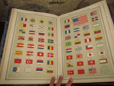 1907 THE HARMSWORTH UNIVERSAL ATLAS & GAZETTEER 500 COL MAPS & DIAGRAMS 213 PLTS