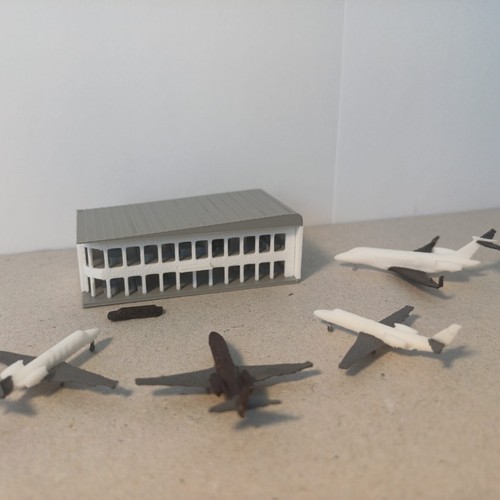 Printed private jet - 3d,