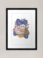 Zoo gang cartoon Framed Art