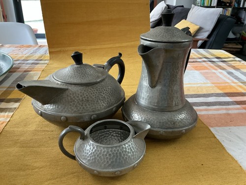 Arts crafts pewter tea - arts,