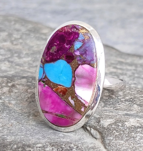 925 silver kingman pink purple - kingman, pink/purple