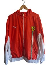 Ferrari Jacket Lewis Hamilton Xl Men's 50 chest Hooded Red Zip  formula one