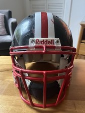 Riddell American football helmet Large Black Red
