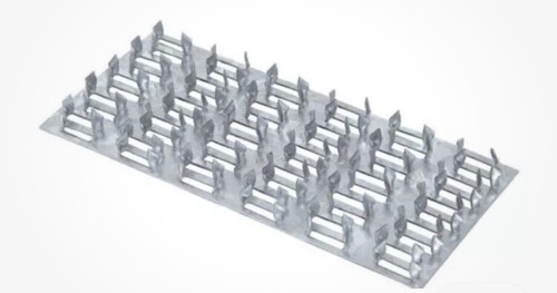 Galvanised truss nail - plate, |