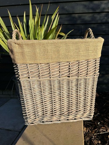 Square driftwood wash - square, wicker