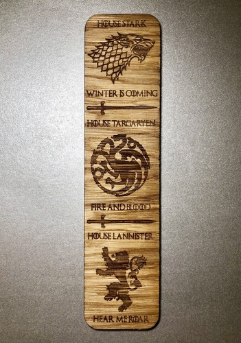 Wooden bookmark game - wooden,