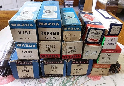 Mullard marconi mazda - 17, marconi,