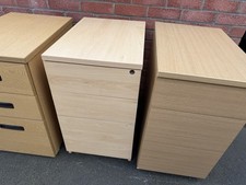 3 x Small Filing Cabinets Used
