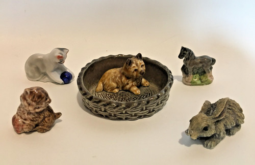 Lot vintage cute animal - 5x,
