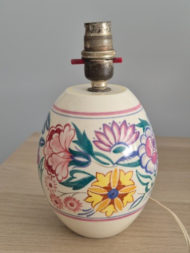 Poole pottery lamp - poole,