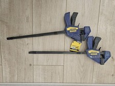 IRWIN T54122EL7 Quick Grip 12 Inch Mini Trigger G Clamps - Dark Blue/Black