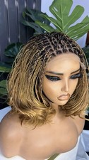 Women Braided Wig. French Boho