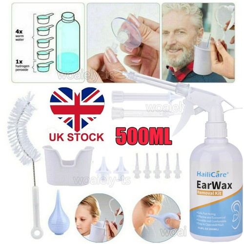 Ear wax cleaner bottle - ear,