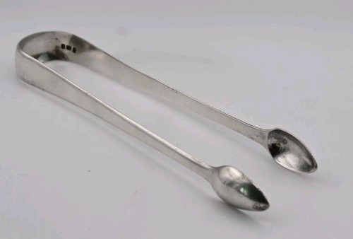 Antique silver tongs nips - silver,