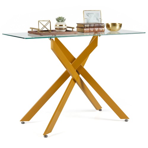 Glass console table modern - console,