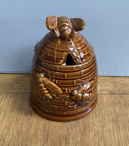 Vintage ceramic beehive honey - vintage,
