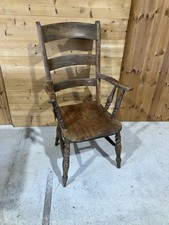 Antique Beech And Elm Ladder